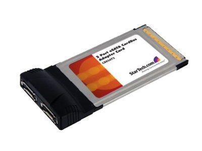 2 Port CardBus eSATA Adapter Card