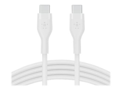 Belkin BoostCharge - USB cable - 24 pin USB-C (M) to 24 pin USB-C (M) - 2 m - white