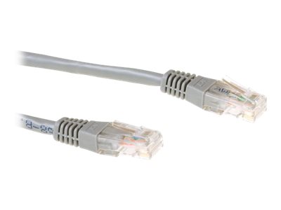 ACT CAT6 U/UTP patchkabel grijs 25 m