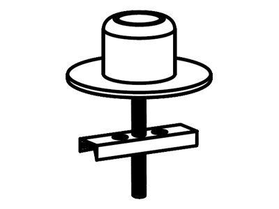 Ergotron - Mounting component (mounting base) - black