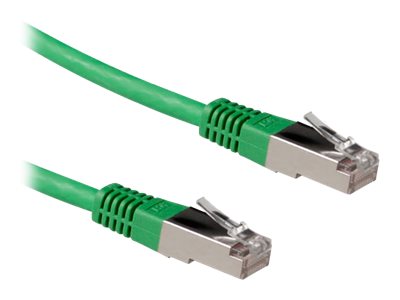 CAT6A S/FTP LSZH GREEN   0.50M. 1 stk