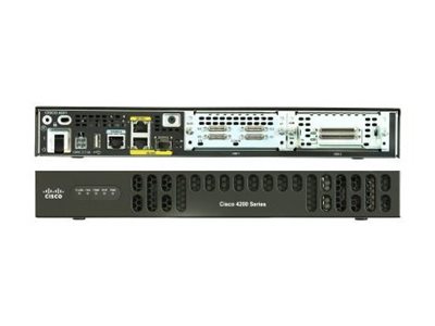 Cisco Integrated Services Router 4221 - Router 1GbE - WAN ports: 2 - rack-mountable - refurbished