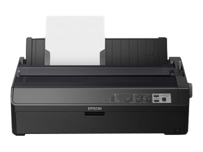 Epson FX 2190IIN - Printer - B/W - dot-matrix - Roll (21.6 cm), 406.4 mm (width), 420 x 364 mm - 240 x 144 dpi - 9 pin - up to 738 char/sec - parallel, USB 2.0, LAN, serial