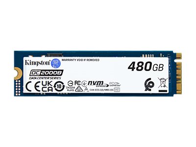 Kingston Data Center DC2000B - SSD - Enterprise - 480 GB - internal - M.2 2280 - PCIe 4.0 x4 (NVMe)