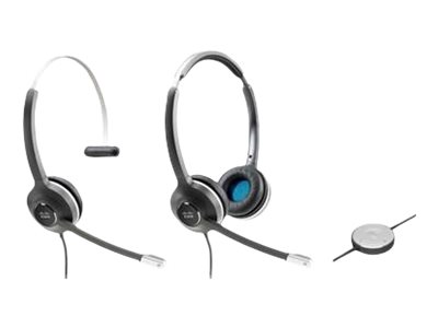 Cisco 531 Wired Single - Headset - on-ear - wired - for IP Phone 68XX, 78XX, 88XX, Unified IP Phone 79XX