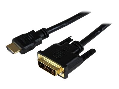 StarTech.com 1.5m HDMI to DVID Cable M/M - Adapter cable - DVI-D male to HDMI male - 1.5 m - shielded - black