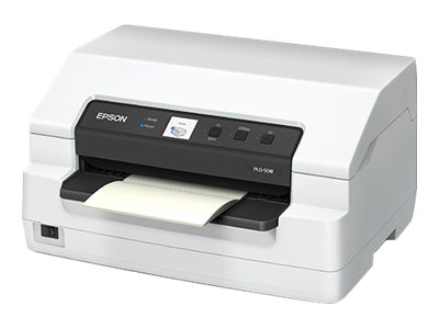 Epson PLQ 50M - Passbook printer - B/W - dot-matrix - 10 cpi - 24 pin - up to 630 char/sec - parallel, USB 2.0, serial
