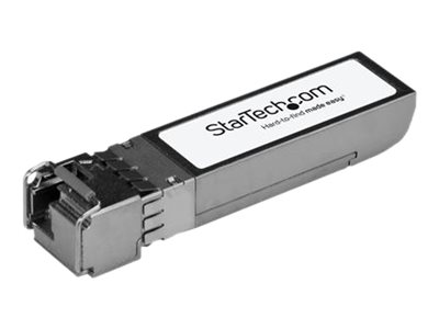 StarTech.com HPE JD094B-BX40-U Compatible SFP+ Module, 10GBASE-BX, 10 Gigabit Ethernet Bi-Directional (BiDi) Fiber Single Strand SFP+, LC 40km, HPE 5900, 12500, 5500 Mini GBIC Transceiver - Lifetime Warranty (JD094B-BX40-U-ST) - SFP+ transceiver module (equivalent to: HP JD094B-BX40-U) - 10 GigE - 10GBase-BX - LC single-mode - up to 40 km - 1270 nm / 1330 nm - for HP A5830AF, HPE 12504, 5120, 5500, 5810, 5900AF, 5920AF, FlexFabric 1.92, 11908, 12902