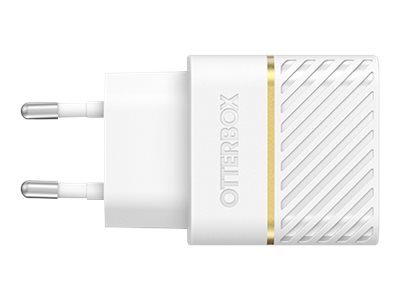 OtterBox Wall Charger - Power adapter - 30 Watt - 3 A - PD 3.0 (24 pin USB-C) - cloud dust white