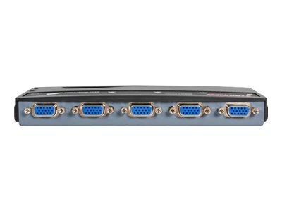 StarTech.com 4 Port Black PS/2 KVM Switch Kit with Cables - 4 Port PS2 KVM Switch - KVM Switch with Cables - VGA KVM Switch (SV411K) - KVM switch - 4 x KVM port(s) - 1 local user - desktop - for P/N: SVECON6