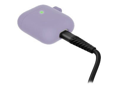 OtterBox - Case for wireless earbuds charging case - polycarbonate, synthetic rubber - elixir (light purple) - for Apple AirPods (1st generation, 2nd generation)