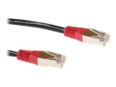 C5E F/UTP LSZH CROSS BK  0.50M. 1 stk