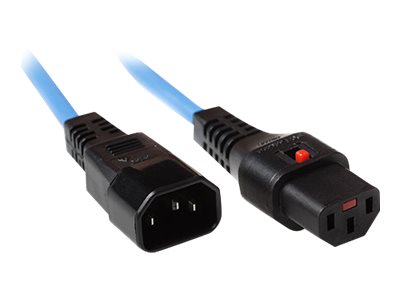 POWERCORD C13 LOCK-C14 BU 1.0M. 1 stk