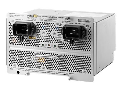 HPE Aruba - Power supply (plug-in module) - 2750 Watt - Europe - for HPE Aruba 5406R, 5406R 44, 5406R 8-port, 5412R, 5412R 92