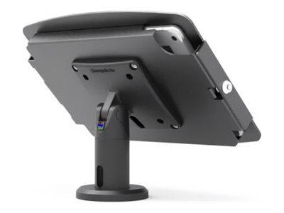 Compulocks iPad 10.2\" Space Enclosure Tilting Stand 4\" - Mounting kit (enclosure, pole stand) - for tablet - lockable - high-grade aluminium - black - screen size: 10.2\" - desk-mountable - for Apple 10.2-inch iPad (7th generation, 8th generation, 9th generation)