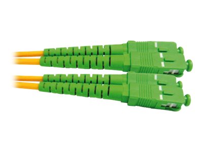 ACT SC/APC8-SC/APC8 9/125um OS2 Duplex fiber optic patch 1 m