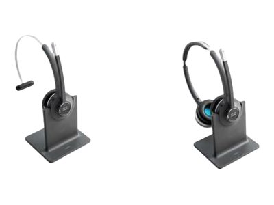 Cisco 562 Wireless Dual - Headset - on-ear - DECT - wireless - with Standard Base Station - for Cisco DX70, DX80, IP Phone 68XX, Webex Board 55, Board 70, Board 85, Room 55, Room 70