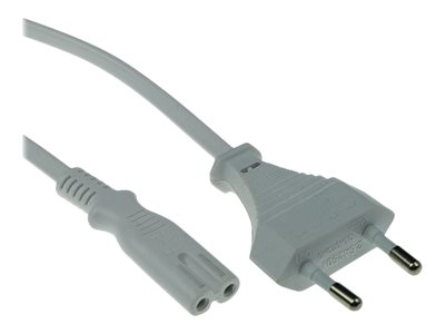 PWRCORD CEE7/16 STR-C7 WH 1.5M. 1 stk