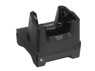 RFD40 1 DEVICE SLOT/0 TOASTER SLOTS COMMUNICATION CRADLE WITH SUPPORT FOR TC22/27 HC20/50. REQUIRES POWER SUPPLY PWR-BGA12V50W0WW DC LINE CORD CBL-DC-388A1-01 AND COUNTRY SPECIFIC LINE CORD.
