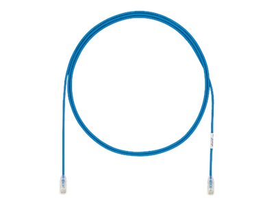 Panduit TX6A-28 Category 6A Performance - Patch cable - RJ-45 (M) to RJ-45 (M) - 10 m - UTP - CAT 6a - IEEE 802.3af/IEEE 802.3at/IEEE 802.3bt - booted, halogen-free, snagless, solid - blue