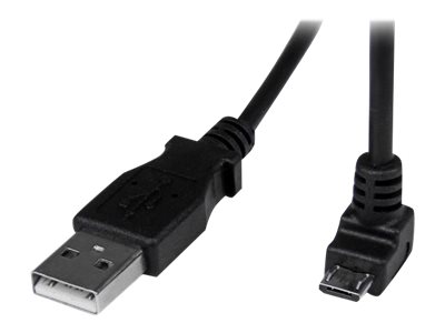 1m USB to Down Angle Micro USB Cable