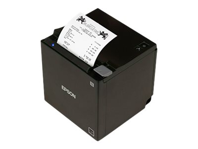 Epson TM-M30II - Receipt printer - thermal line - Roll (7.95 cm) - 203 dpi - up to 250 mm/sec - USB 2.0, LAN - cutter - black