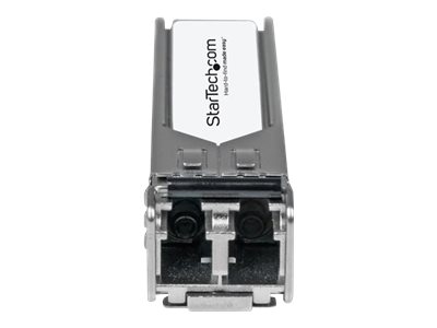 StarTech.com Extreme Networks 10052 Compatible SFP Module, 1000BASE-LX, 1GbE Single Mode Fiber SMF Optic Transceiver, 1 Gigabit Ethernet SFP, LC 10km, 1310nm, DDM, Mini GBIC - Lifetime Warranty (10052-ST) - SFP (mini-GBIC) transceiver module (equivalent to: Extreme Networks 10052) - GigE - 1000Base-LX - LC single-mode - up to 10 km - 1310 nm - for Summit 200, 24, 400, Alpine 38XX, Extreme Networks GM-16, BlackDiamond 10808, Summit 400