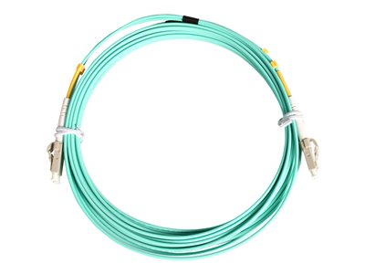 StarTech.com 2m Fiber Optic Cable - 10 Gb Aqua - Multimode Duplex 50/125 - LSZH - LC/LC - OM3 - LC to LC Fiber Patch Cable - Patch cable - LC multi-mode (M) to LC multi-mode (M) - 2 m - fibre optic - duplex - 50 / 125 micron - aqua - for P/N: J9152AST, MASFP10GBSR, SFP10GBLRMST, SFP10GBSRST, SFP10GSRSST, SFP10GSRXST