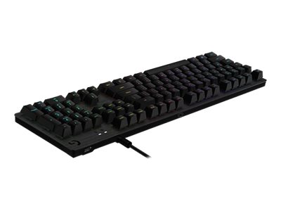 Logitech Gaming G512 - Keyboard - backlit - USB - US International - key switch: GX Brown Tactile - carbon