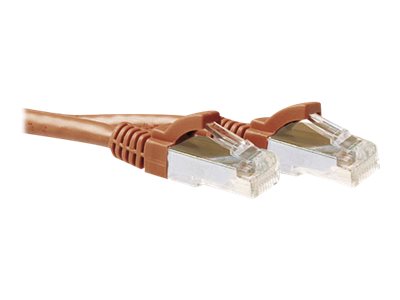 CAT6A S/FTP SNAGLESS BN  2.00M. 1 stk
