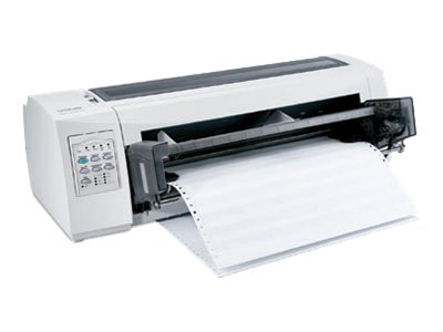 Lexmark Forms Printer 2580n+ - Printer - monochrome - dot-matrix - 297 x 559 mm - 240 x 144 dpi - 9 pin - up to 618 char/sec - USB, LAN