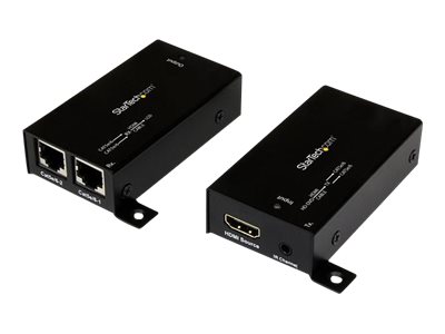 StarTech.com HDMI Over Dual CAT5 / CAT6 Extender with Infrared IR 100ft /30m HDMI Over Ethernet Cable Extender Power Free 1080p (ST121SHD30) - Video/audio/infrared extender - over 2 x CAT 5/6 - up to 30 m