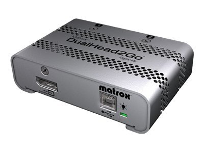 DualHead2Go Mac Edition (ME).  Dual digital (DVI-D) display support.