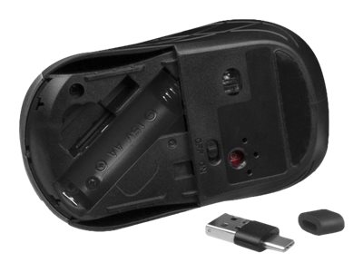 ACT AC5710 - Toetsenbord en muis set - draadloos - 2.4 GHz - QWERTY - VS - zwart