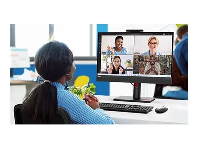 Lenovo ThinkCentre Tiny-in-One 24 Gen 5 - LED monitor - 24\" (23.8\" viewable) - 1920 x 1080 Full HD (1080p) @ 60 Hz - IPS - 250 cd/m² - 1000:1 - 4 ms - HDMI, DisplayPort - speakers - raven black
