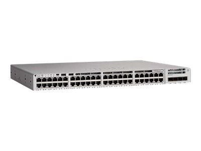 Cisco Catalyst 9200L - Network Essentials - switch - L3 - Managed - 48 x 10/100/1000 + 4 x 10 Gigabit SFP+ (uplink) - rack-mountable