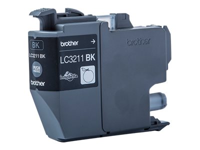 Brother LC3211BK - Black - original - ink cartridge - for Brother DCP-J572, DCP-J772, DCP-J774, MFC-J890, MFC-J895