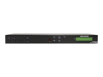 StarTech.com 4x4 HDMI Matrix Video Switch Splitter with Audio and RS232 - 4x1 HDMI Video Switch - 4 Port HDMI Switcher (VS440HDMI) - Video/audio switch - desktop - for P/N: ST121HDBT20L, ST121HDBT20S, ST121HDBTL, ST121HDBTPW, SVA12M2NEUA, SVA12M5NA