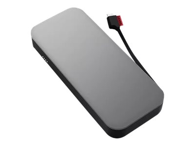 Lenovo Go USB-C Laptop - Power bank - 1 x battery - lithium polymer - 20000 mAh - 74 Wh - thunder black