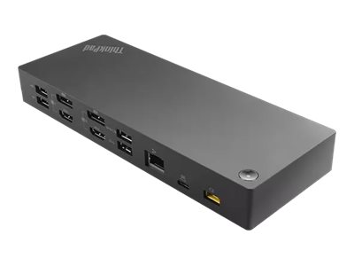 ThinkPad Hybrid USB-C with USB-A Dock includes power cable. For UK.
