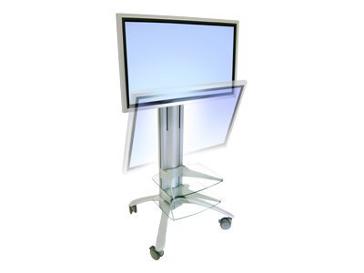 Ergotron LX Large Display Cart - Cart - for flat panel - screen size: 40\"-50\"