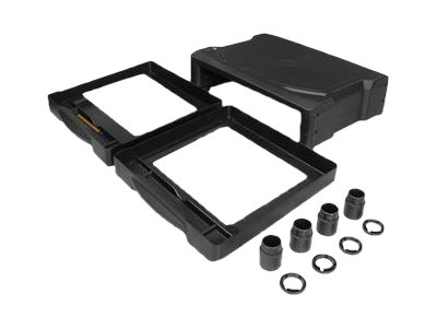 Monitor riser with 2 x drawer wide mode