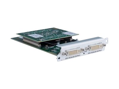 OUTPUT WITH SCALING, 2X DVI-I. 1 stk