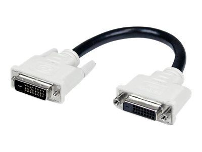 6in DVI-D Dual Link Digital Port Saver Extension Cable M/F - DVI-D Male to Female Extension Cable - 6 inch - 2560x1600