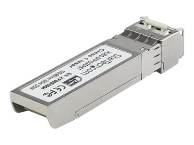 StarTech.com Dell EMC SFP-10G-ER Compatible SFP+ Module, 10GBASE-ER, 10GbE Single Mode (SMF) Fiber SMF Optic Transceiver, 10GE Gigabit Ethernet SFP+, LC Connector, 40km, 1550nm, DDM, SFP+ - Lifetime Warranty (SFP10GEREMST) - SFP+ transceiver module (equivalent to: Dell EMC SFP-10G-ER) - 10 GigE - 10GBase-ER - LC single-mode - up to 40 km - 1550 nm