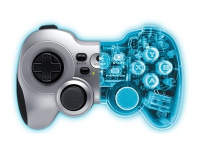 Logitech Wireless Gamepad F710 - Gamepad - 10 buttons - wireless - 2.4 GHz - for PC