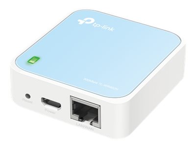 300Mbps Wireless N Mini Pocket AP Router, Qualcomm, 2T2R, 2.4GHz, 802.11n/g/b, 1 Ethernet Port, 1 Micro USB port, Internal Antenna, Outside AC adapter