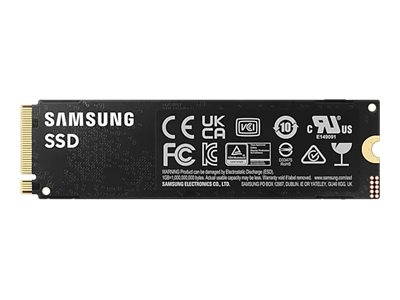 Samsung 990 PRO MZ-V9P1T0BW - SSD - encrypted - 1 TB - internal - M.2 2280 - PCIe 4.0 x4 (NVMe) - 256-bit AES - TCG Opal Encryption 2.0
