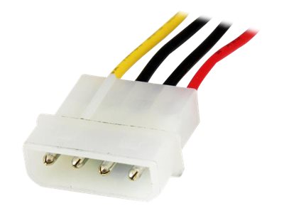 StarTech.com 12in Molex LP4 Power Extension Cable M/F - 4 pin Molex Power Connector - 4 pin Power Extension Cable - LP4 Power Cable (LP4POWEXT12) - Power extension cable - 4 PIN internal power (M) to 4 PIN internal power (F) - 30.48 cm - for P/N: PYO2L, SATAPOWADAP