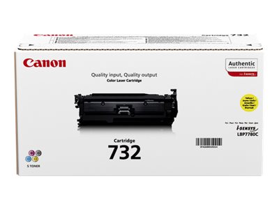 Canon 732 Y - Yellow - original - toner cartridge - for i-SENSYS LBP7780Cx